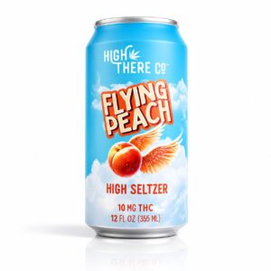 Flying Peach High Seltzer • 10MG THC • Case