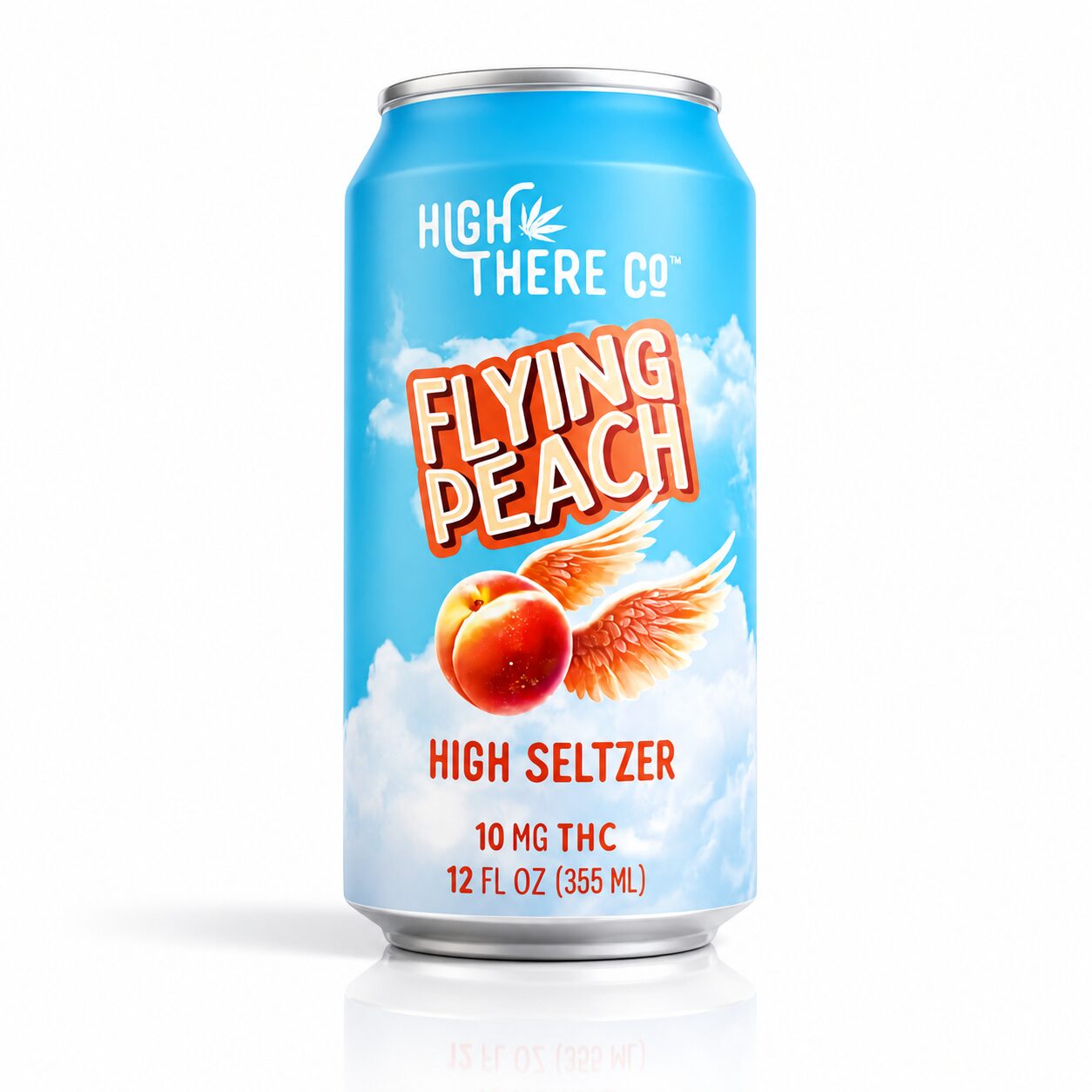 Flying Peach High Seltzer • 10MG THC • Case