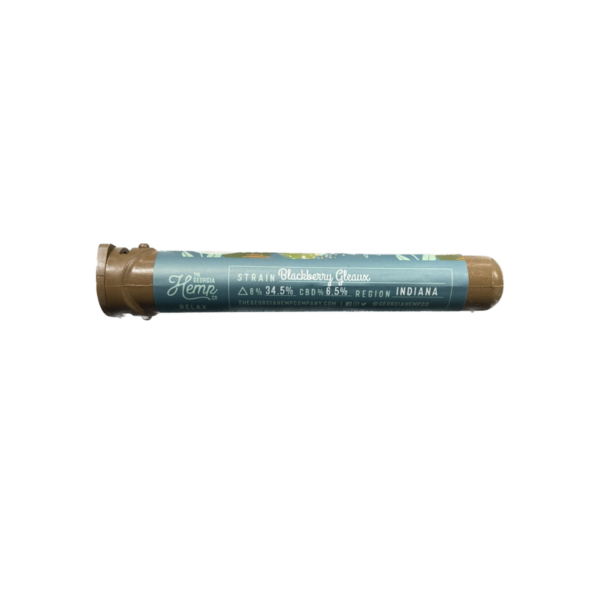 Delta 8 Flower 1g Pre-Roll - Indica - Blackberry Gleaux