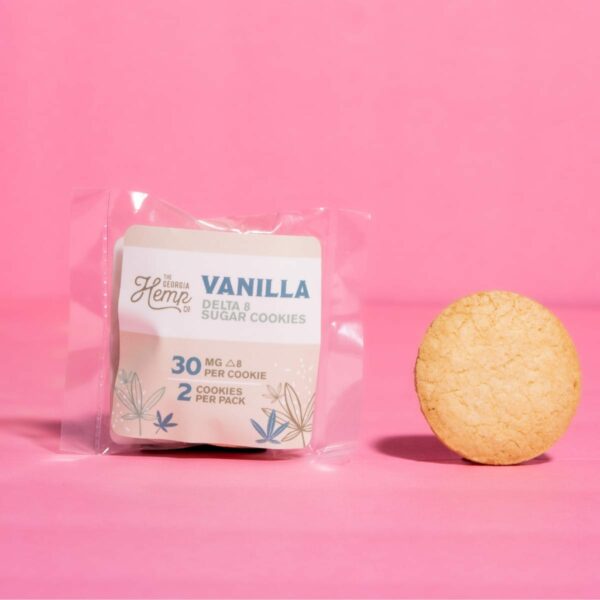 30mg Delta 8 Vanilla Sugar Cookies - Image 2