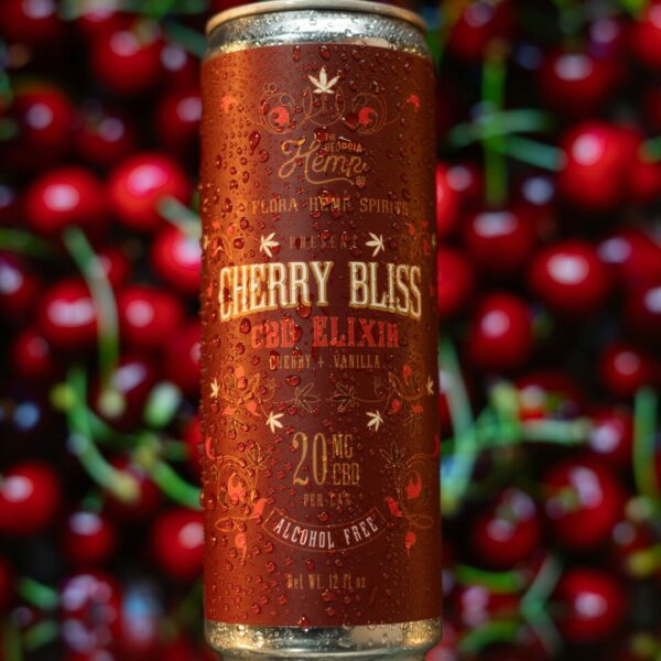 GHC X Flora Cherry Bliss 20mg CBD Elixir - Image 2