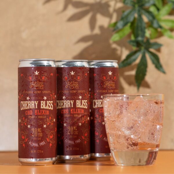GHC X Flora Cherry Bliss 20mg CBD Elixir - Image 3