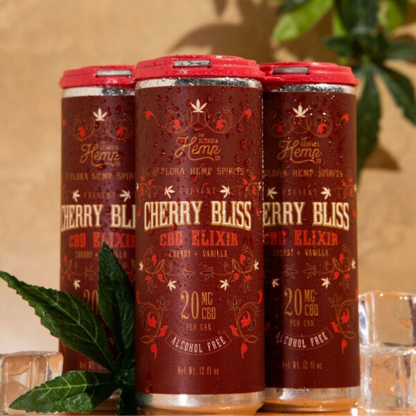 GHC X Flora Cherry Bliss 20mg CBD Elixir - Image 4