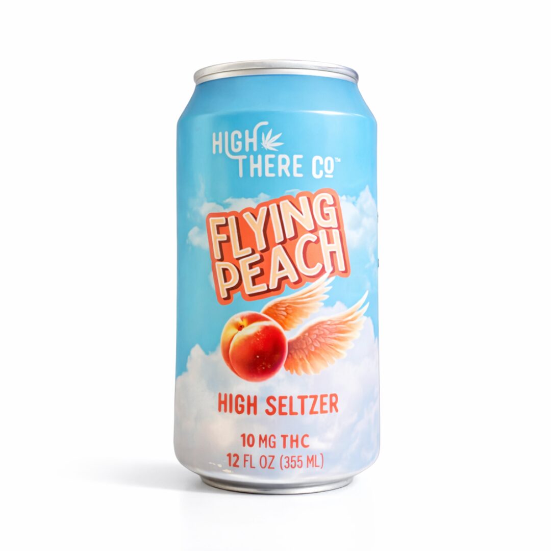 Flying Peach High Seltzer • 10MG THC • Case